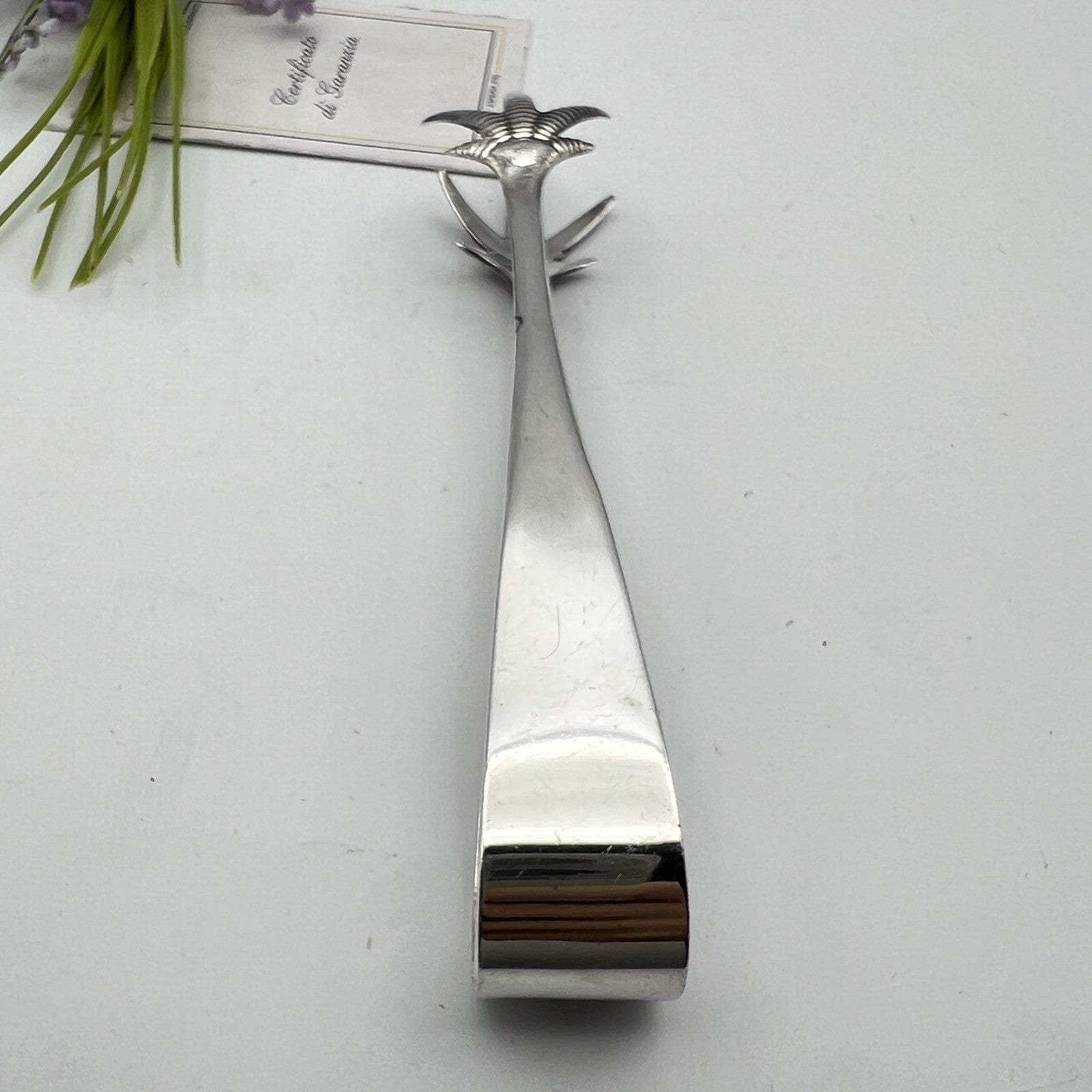 Pinza antica in argento sheffield per zollette zucchero o ghiaccio Pinze inglesi Categoria  Sheffield & Argento