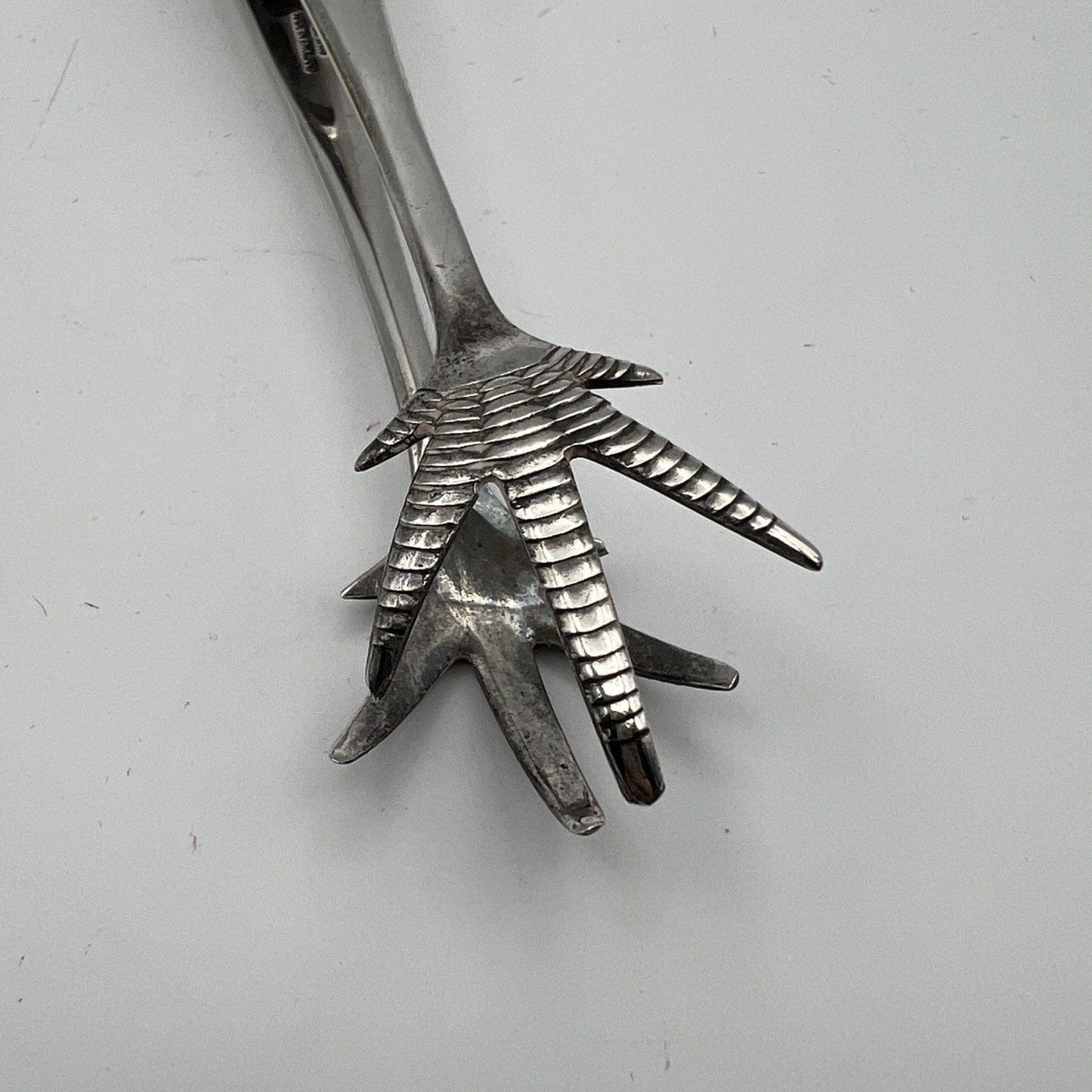 Pinza antica in argento sheffield per zollette zucchero o ghiaccio Pinze inglesi Categoria Sheffield & Argento
