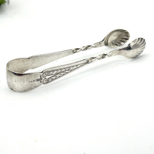 Pinza antica in argento sheffield per zollette zucchero Pinze inglesi d'epoca GB Categoria Sheffield & Argento
