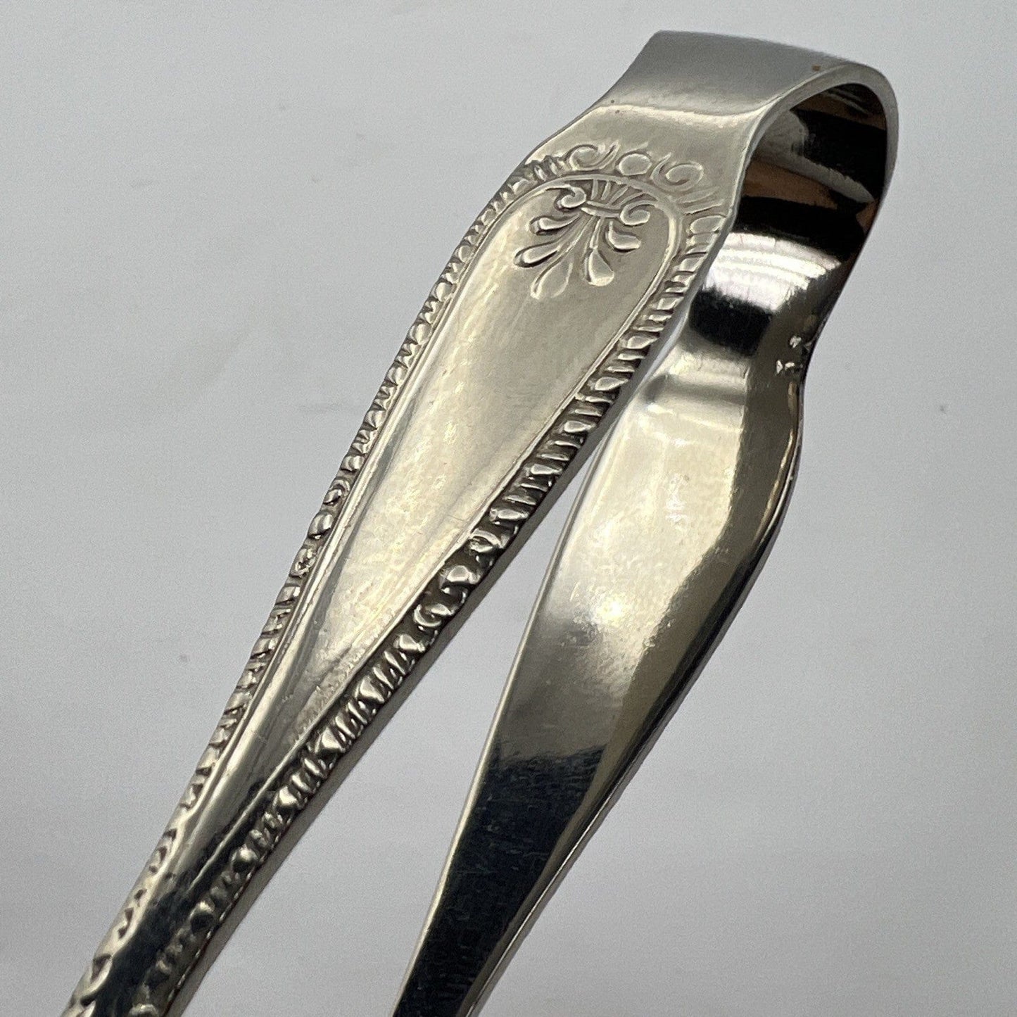 Pinza antica in argento sheffield per zollette zucchero Pinze inglesi d'epoca GG Categoria Sheffield & Argento