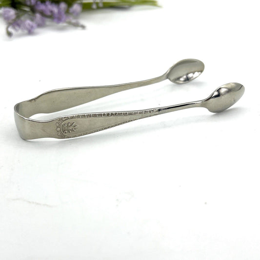 Pinza antica in argento sheffield per zollette zucchero Pinze inglesi d'epoca GG Categoria  Sheffield & Argento