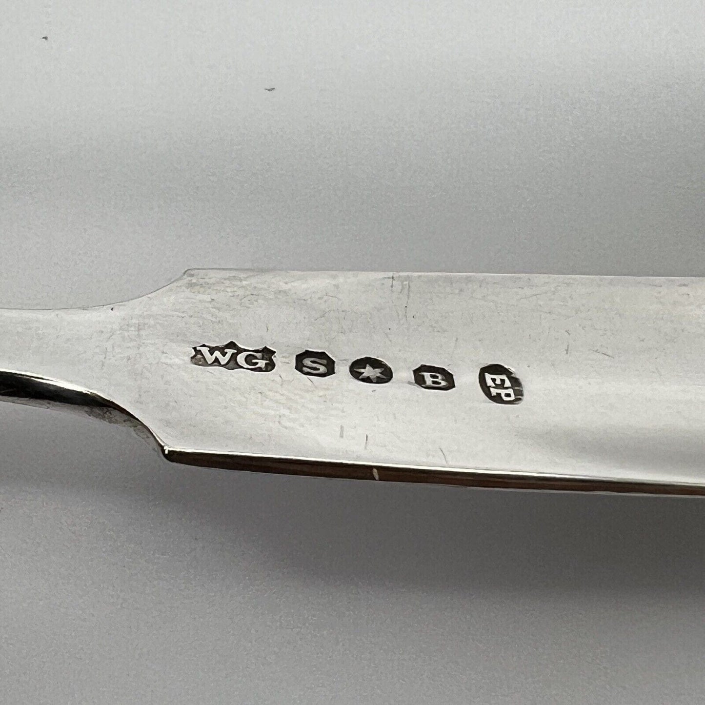 Pinza antica in argento sheffield per zollette zucchero Pinze inglesi d'epoca RB Categoria Sheffield & Argento