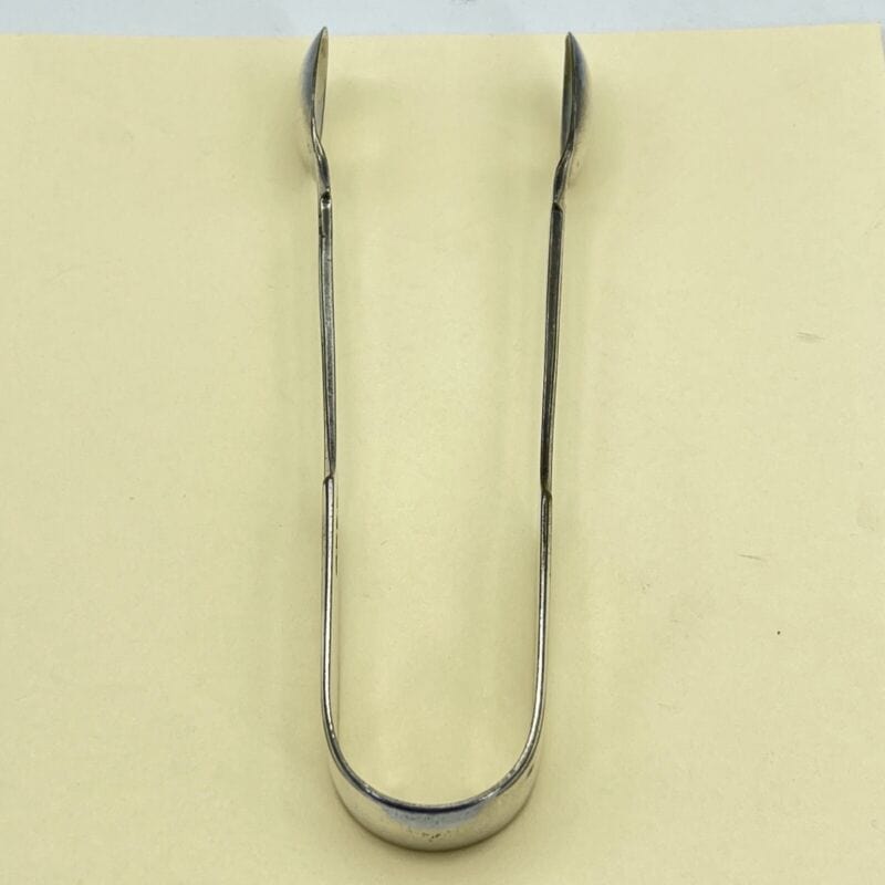 Pinza antica in argento sheffield per zollette zucchero Pinze inglesi epoca 800 Categoria Sheffield & Argento