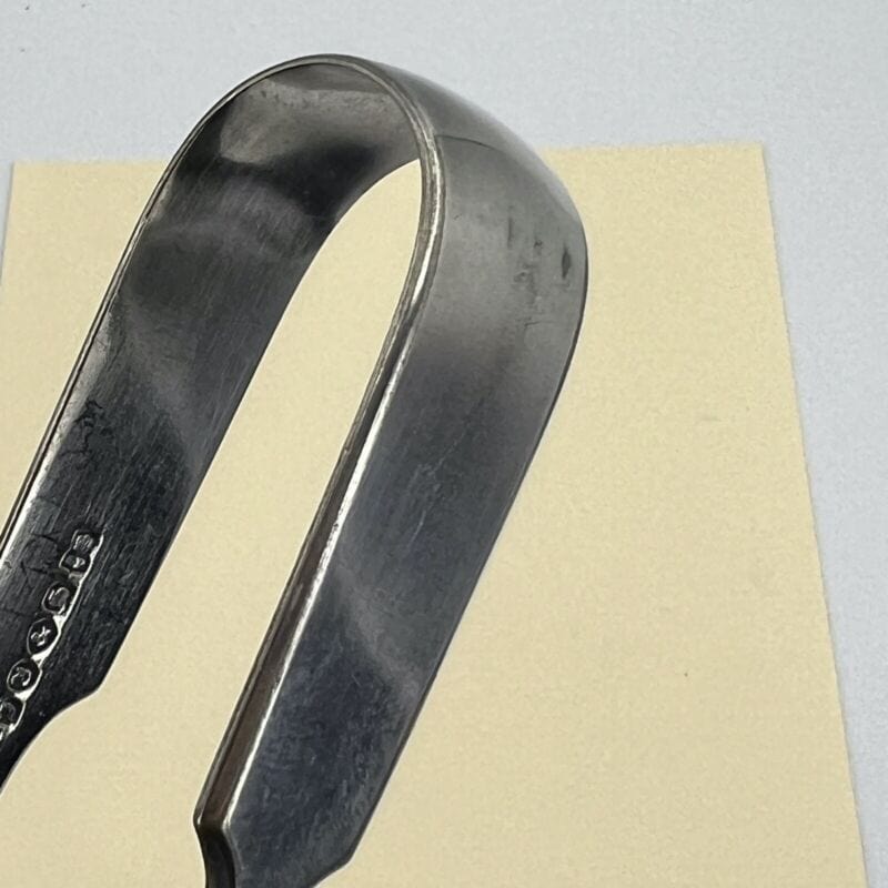 Pinza antica in argento sheffield per zollette zucchero Pinze inglesi epoca 800 Categoria Sheffield & Argento