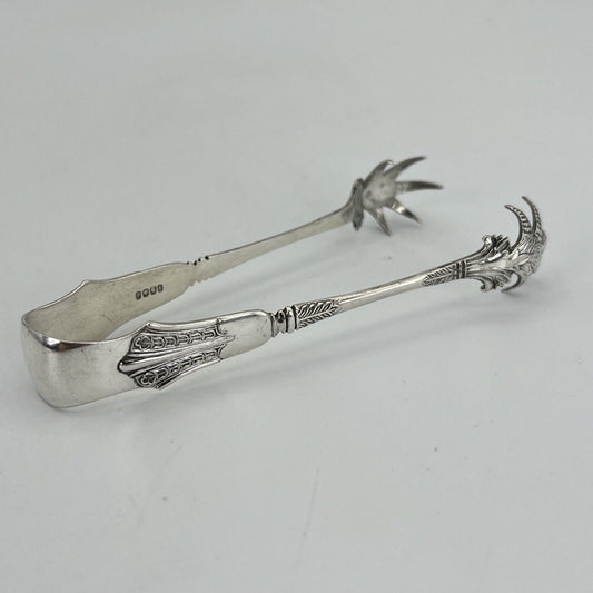 Pinza antica in argento sheffield per zollette zucchero Pinze silver plated '800 Categoria Sheffield & Argento