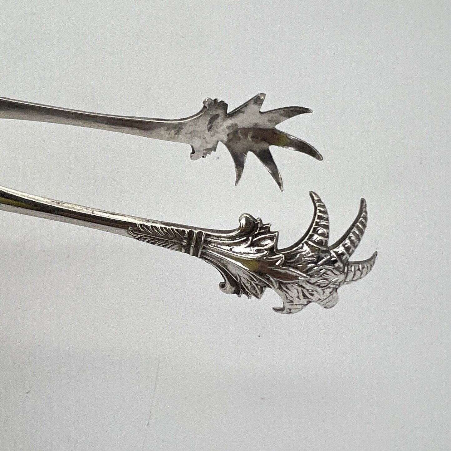 Pinza antica in argento sheffield per zollette zucchero Pinze silver plated '800 Categoria Sheffield & Argento