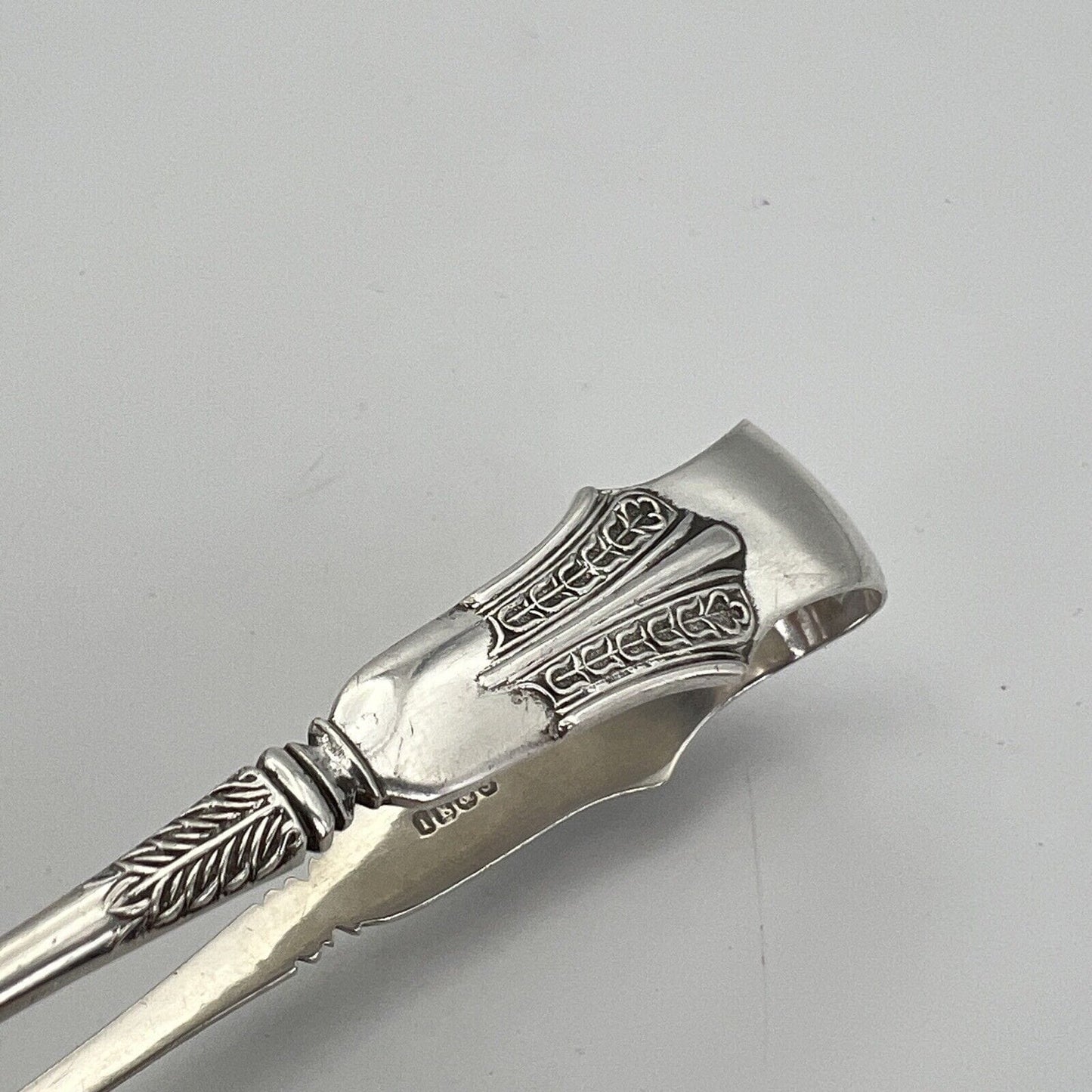 Pinza antica in argento sheffield per zollette zucchero Pinze silver plated '800 Categoria Sheffield & Argento