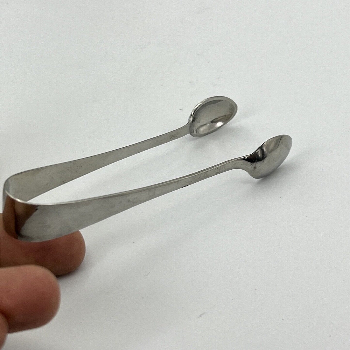 Pinza antica in argento sheffield per zollette zucchero Pinzette inglesi d'epoca Categoria Sheffield & Argento