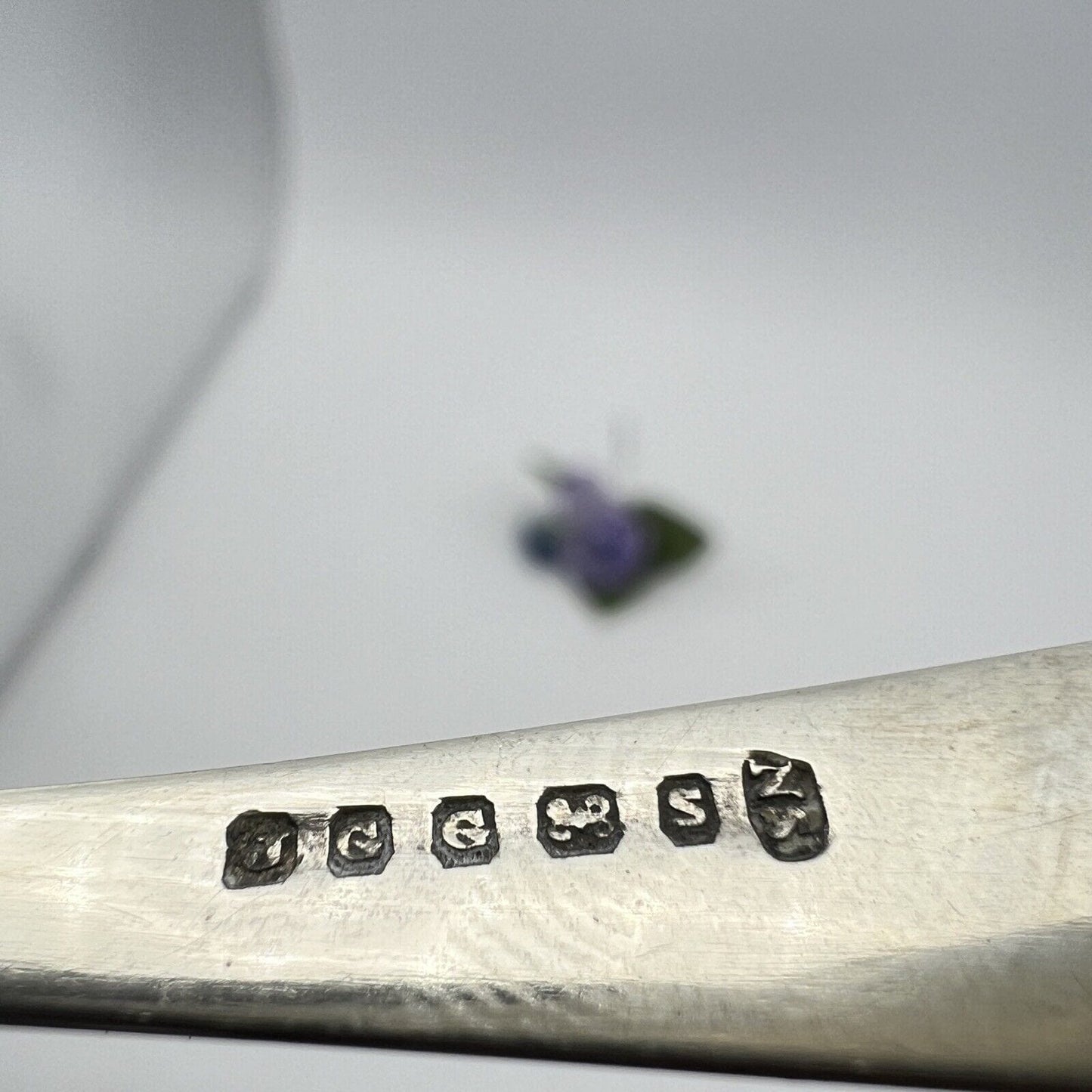 Pinza antica in Argento sheffield per zollette zucchero posata inglese d'epoca K Categoria Sheffield & Argento