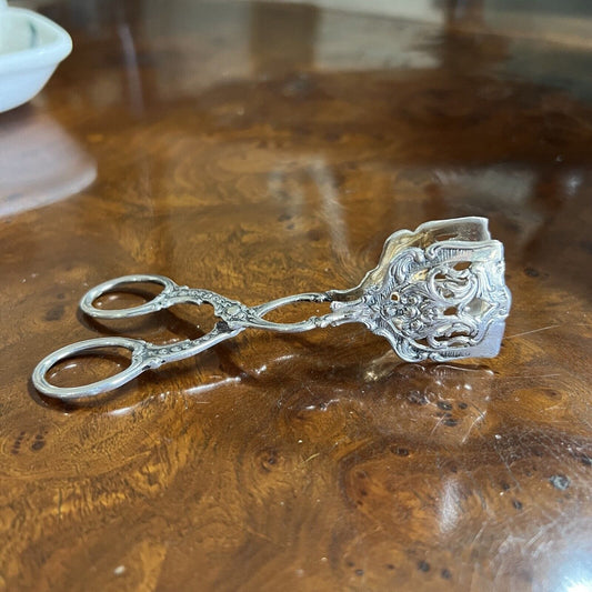 Pinza antica in Argento Silver Paletta Per servire Dolci Biscotti Pasticceria Categoria Sheffield & Argento