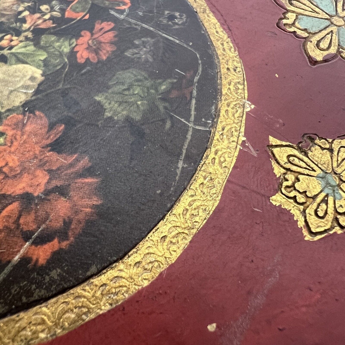 Placca da muro in legno decorativa parete stile antico fiorentino ritratto fiori Categoria altro