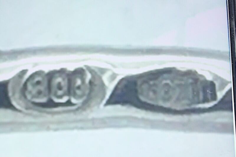 Porta caviale in argento 800 e vetro coppa vintage anni 70 Fiam Arte Nostra per Categoria Sheffield & Argento