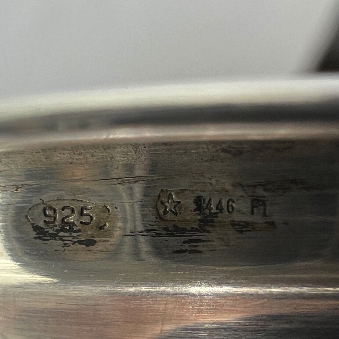 Porta confetti bon bon gioielli in Argento 925 Cristallo vetro Alzatina anni 70 Categoria Sheffield & Argento