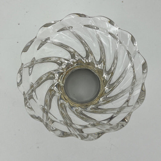 Porta confetti bon bon gioielli in Argento 925 Cristallo vetro Alzatina anni 70 Categoria Sheffield & Argento