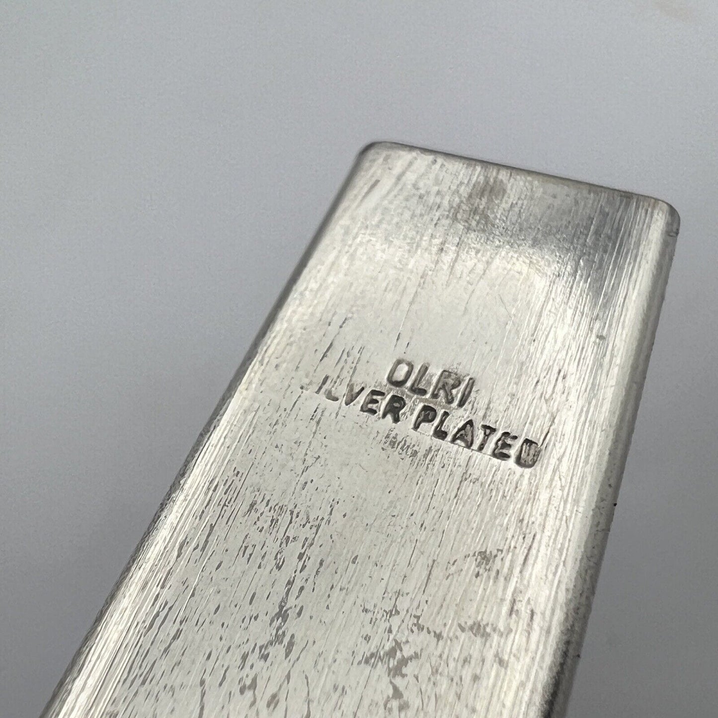 Porta scatola fiammiferi portafiammiferi in argento silver plated Vintage Olri Categoria Sheffield & Argento
