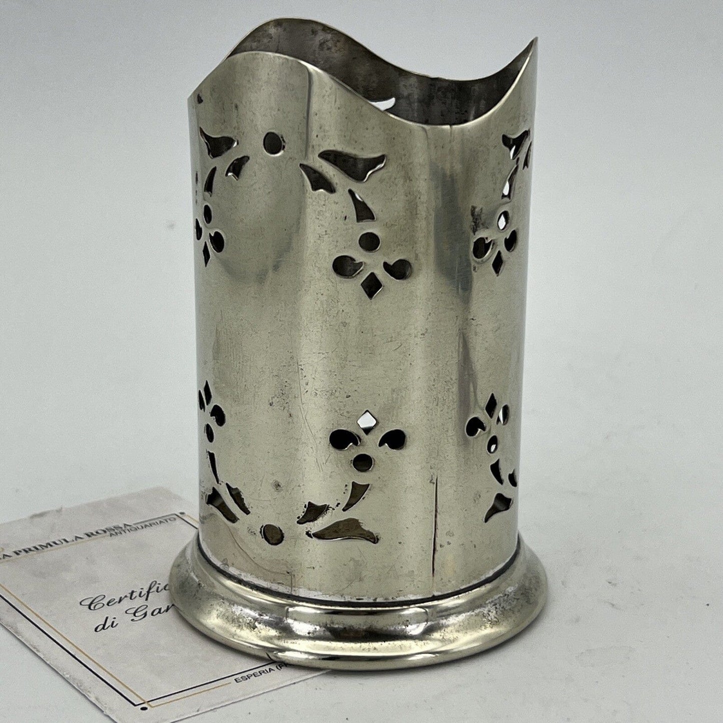 Portapenne da scrivania antico in argento sheffield silver plated EPNS anni '30 Categoria Sheffield & Argento