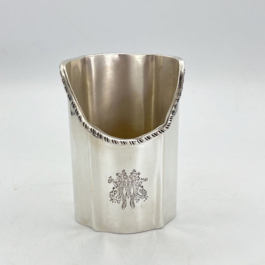 Portapenne da scrivania in stile antico in argento Old Sheffield silver plated Categoria Sheffield & Argento