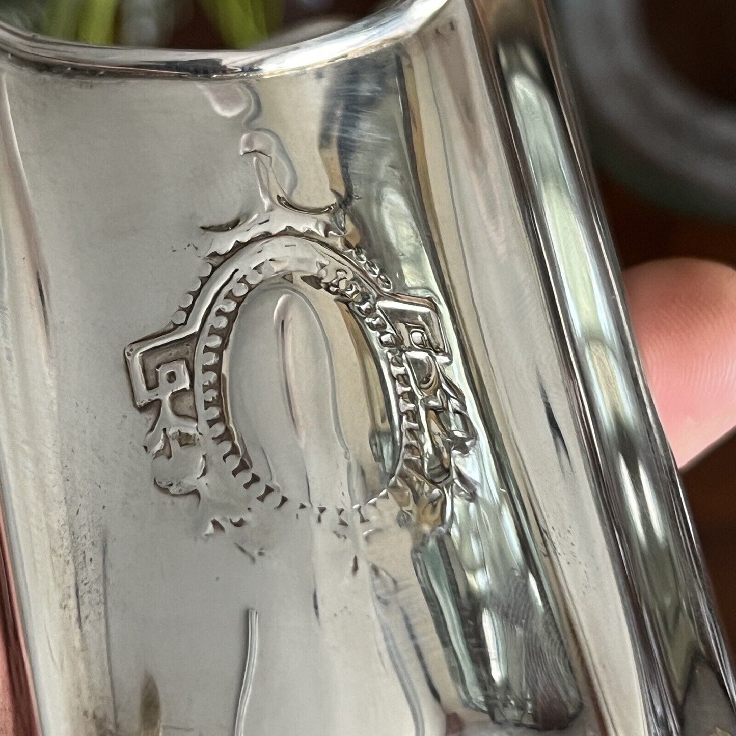 Portapenne da scrivania in stile antico in argento sheffield silver plated Categoria Sheffield & Argento