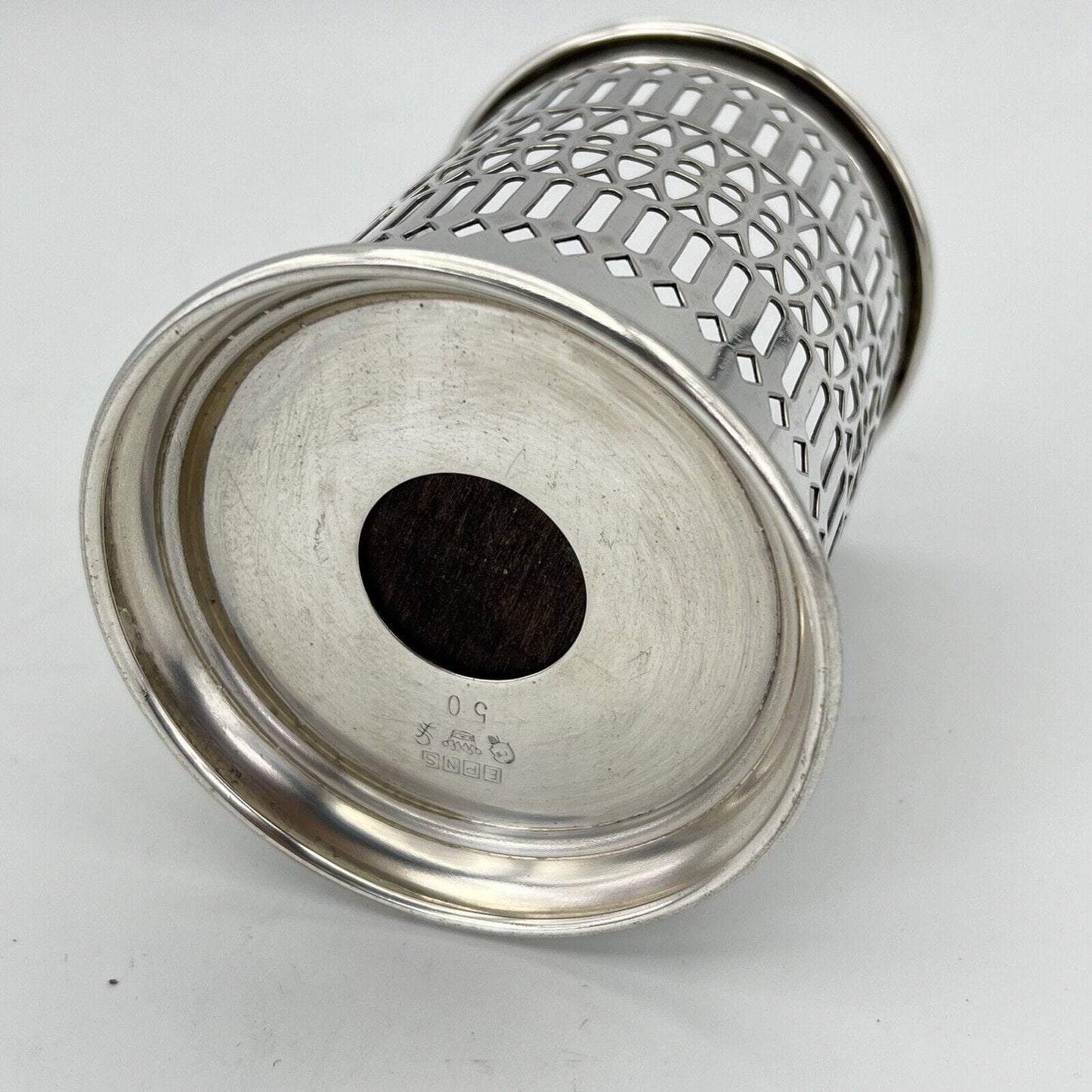 Portapenne da scrivania in stile antico in argento sheffield silver plated EPNS Categoria Sheffield & Argento