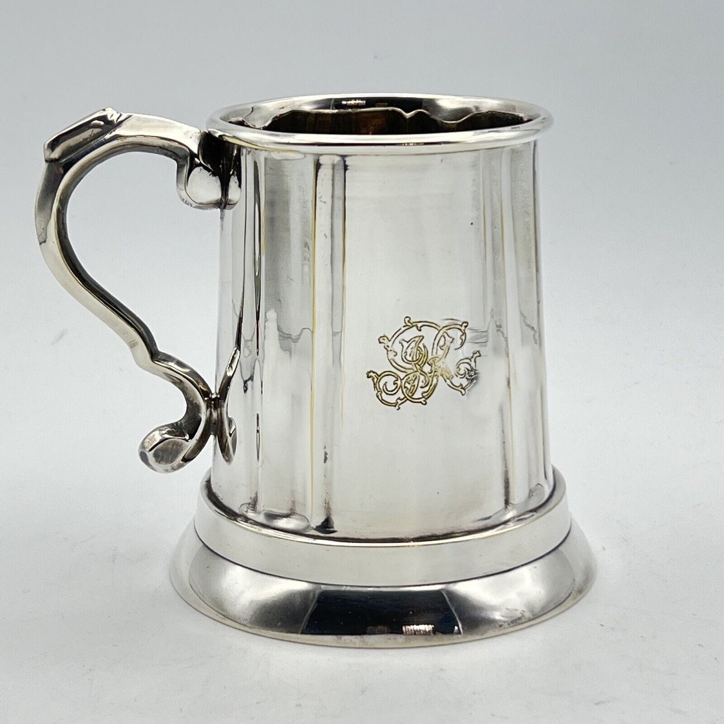 Portapenne inglese da scrivania in argento Silver Plated Boccale stile antico Categoria Sheffield & Argento