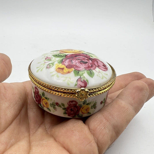 Portapillole vintage in porcellana Scatolina Portagioie scatolina Porta anelli Categoria Scatoline portagioie