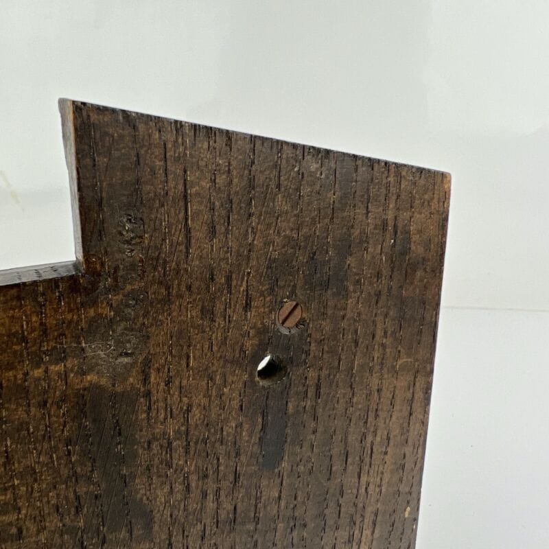 Portapipe antico in legno massello da tavolo o muro 6 posti Inglese epoca 900 Categoria Oggetti per fumatori