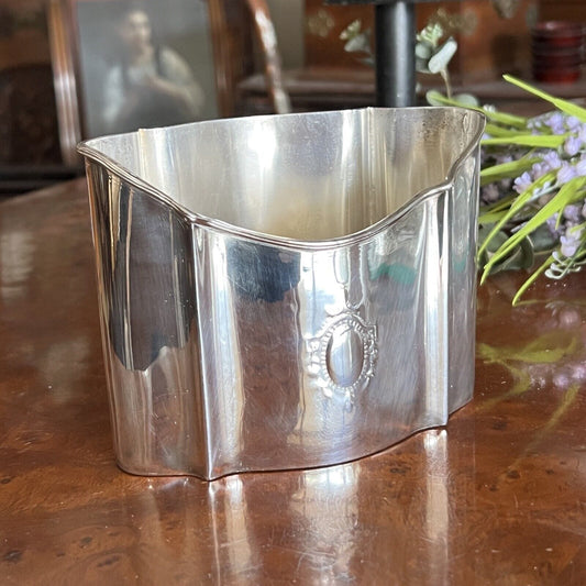 Portaposta Portapenne da scrivania in stile antico argento sheffield silverplate Categoria Sheffield & Argento