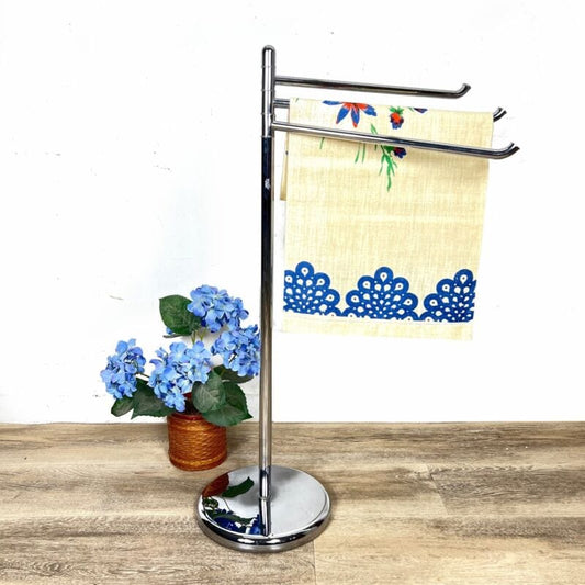 Portasciugamani porta asciugamani salviette stile minimalista da terra cromato Categoria Portasciugamani