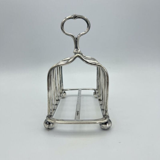 Portatovaglioli antico 800 in silver plate portabiglietti da visita scrivania Categoria Sheffield & Argento