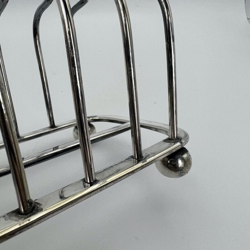 Portatovaglioli antico 800 in silver plate portabiglietti da visita scrivania Categoria Sheffield & Argento