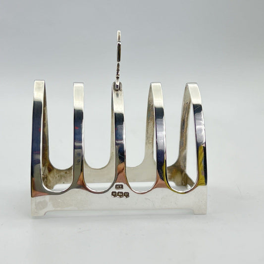 Portatovaglioli antico in Argento massiccio portabiglietti da visita scrivania Categoria Sheffield & Argento