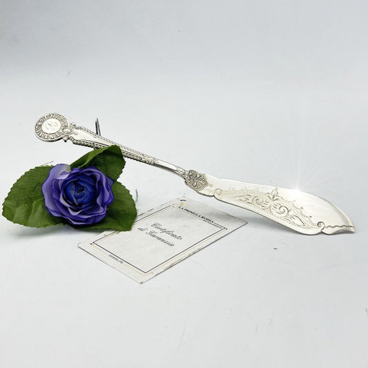 Posata Antica da tavola per pesce in silver plated argento placcato Coltello 800 Categoria  Sheffield & Argento