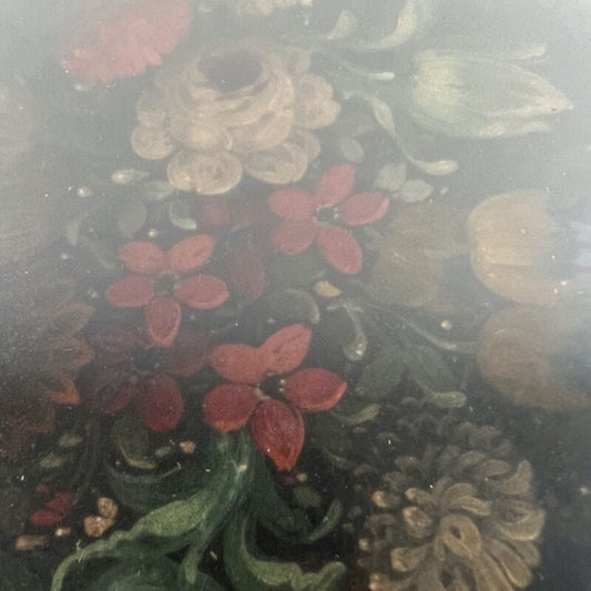 Quadro Antico Dipinto a olio firmato natura morta con fiori cornice fiorentina Categoria Quadri