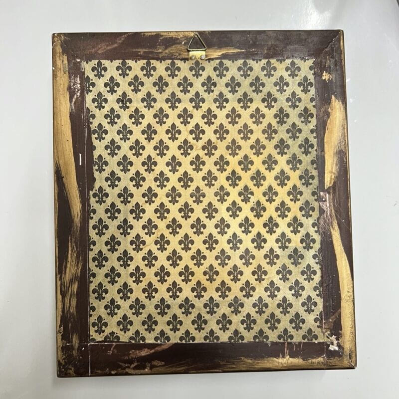 Quadro Antico dipinto a olio su rame Quadretto con cornice oro stile barocco '60 Categoria Quadri