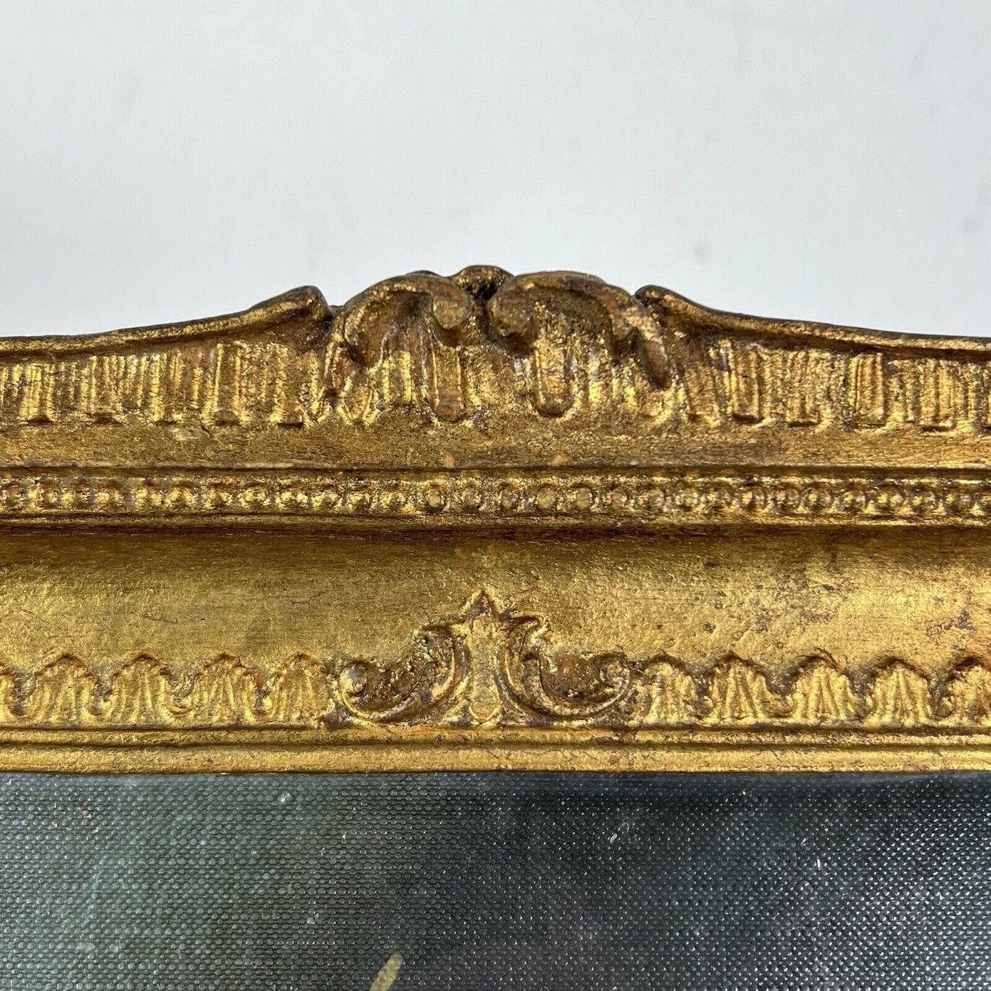 Quadro antico dipinto a olio su tavola quadretto fiori cornice oro stile barocco Categoria  Quadri