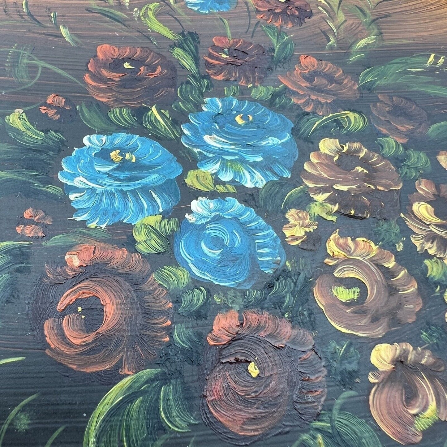 Quadro dipinto a olio firmato quadretto ovale oro fiori antico natura morta Categoria Quadri