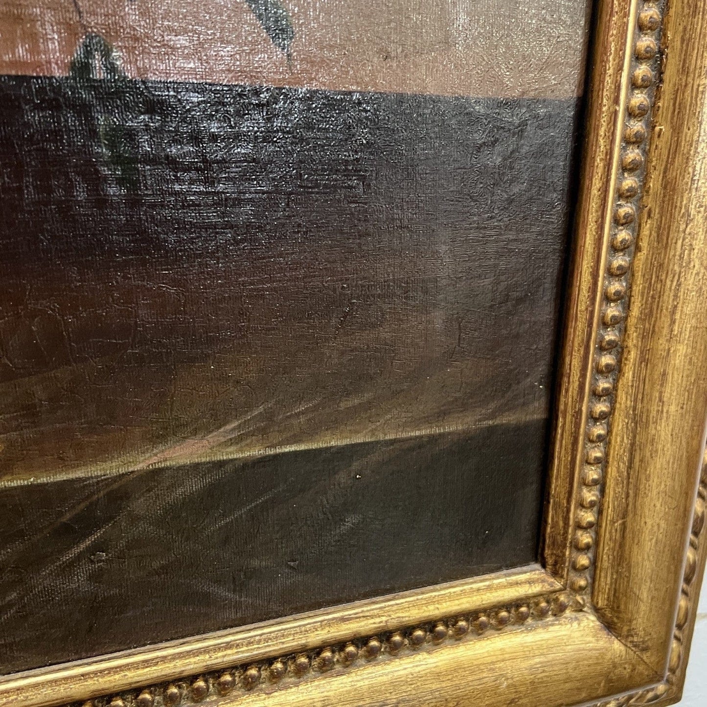 Quadro dipinto a olio su Tela 900 Stile Antico Natura Morta Fiori cornice oro Categoria Quadri