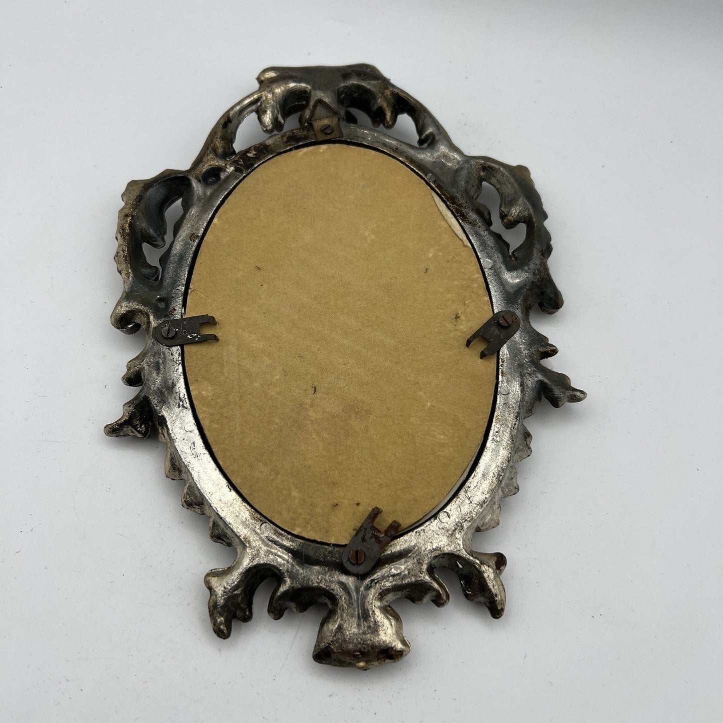 Quadro quadretto stampa vaso fiori con cornice oro argento stile antico barocco Categoria Quadri