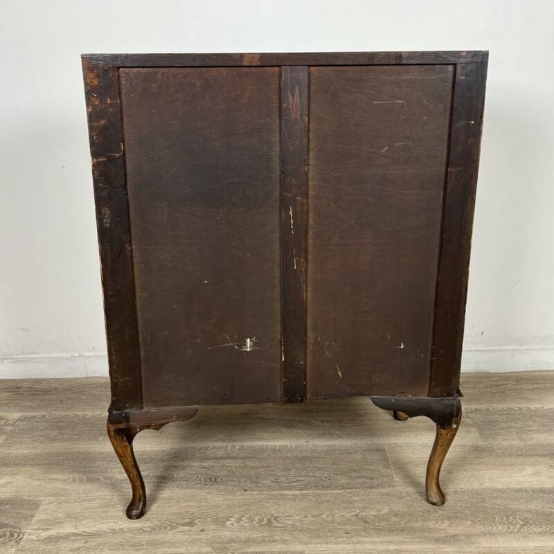 Ribalta antica Ribaltina scrittoio inglese in rovere Secretaire antico trumeau Categoria Arredamento