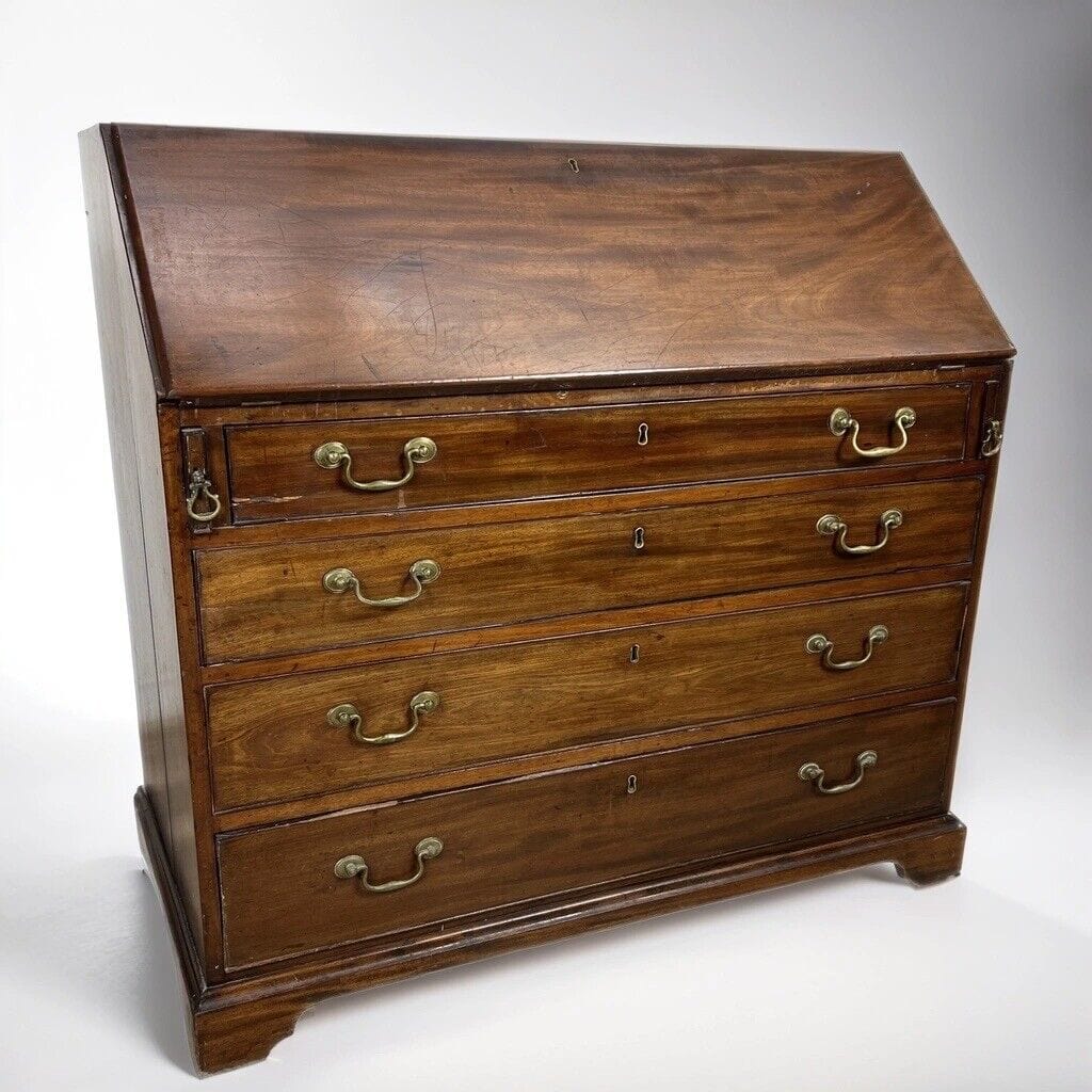 Ribalta antica Scrittoio Como Madia inglese Secretaire antico epoca 800 Trumeau Categoria Scrittoi & Ribalte