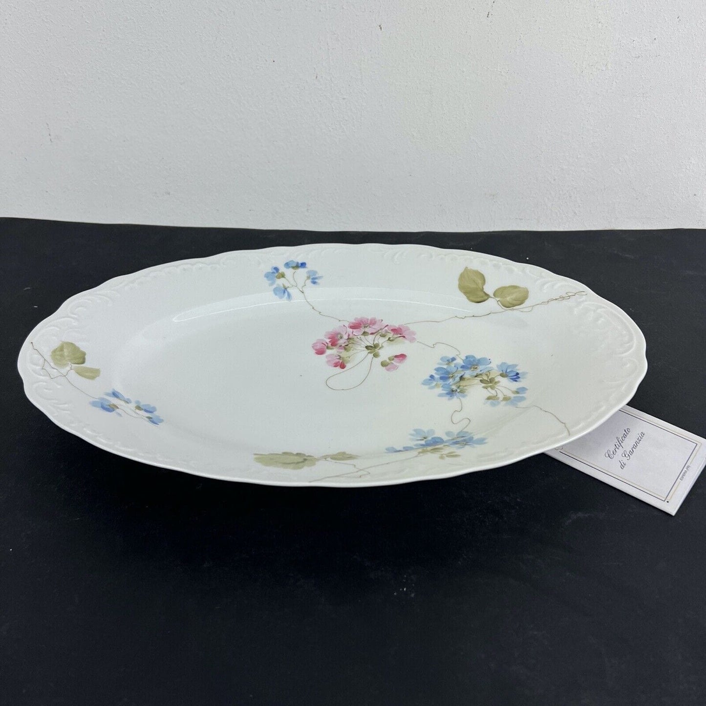 Richard Ginori Antico piatto da portata in porcellana anni 30 40 vassoio ovale Categoria Piatti Vassoio