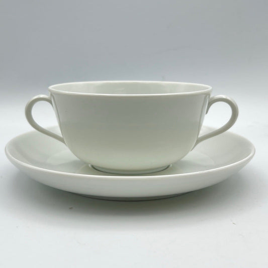 Richard Ginori Servizio da brodo antico in porcellana 4 tazze scodella consomme Categoria Servizio tazze - Tazze