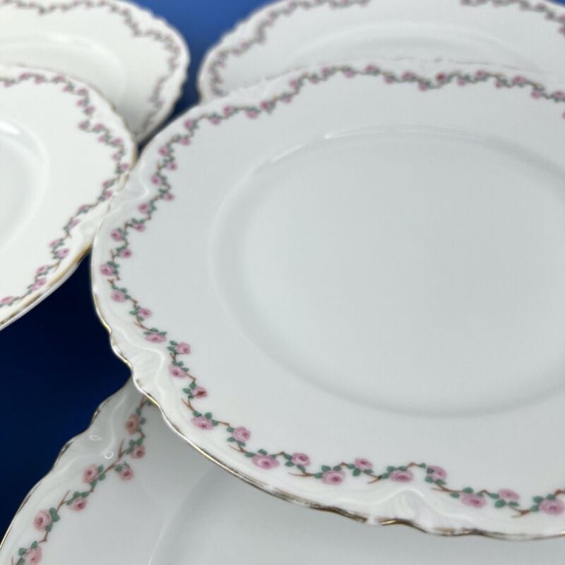 Richard Ginori Set di 6 piatti piattini antichi servizio in porcellana anni 30 Categoria  Piatti Vassoio