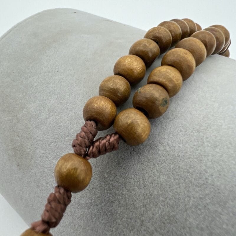 Rosario francescano in di legno vintage crocifisso collana Gesu di Nazareth Categoria Oggetti sacri - rosari