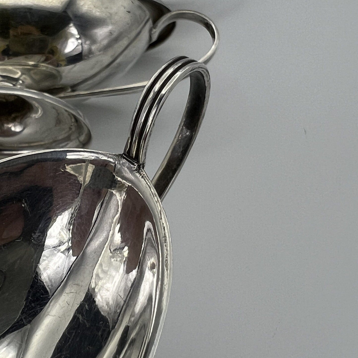 Saliera Antica in Argento Placcato set saliere singole silver Plated da tavola Categoria Sheffield & Argento
