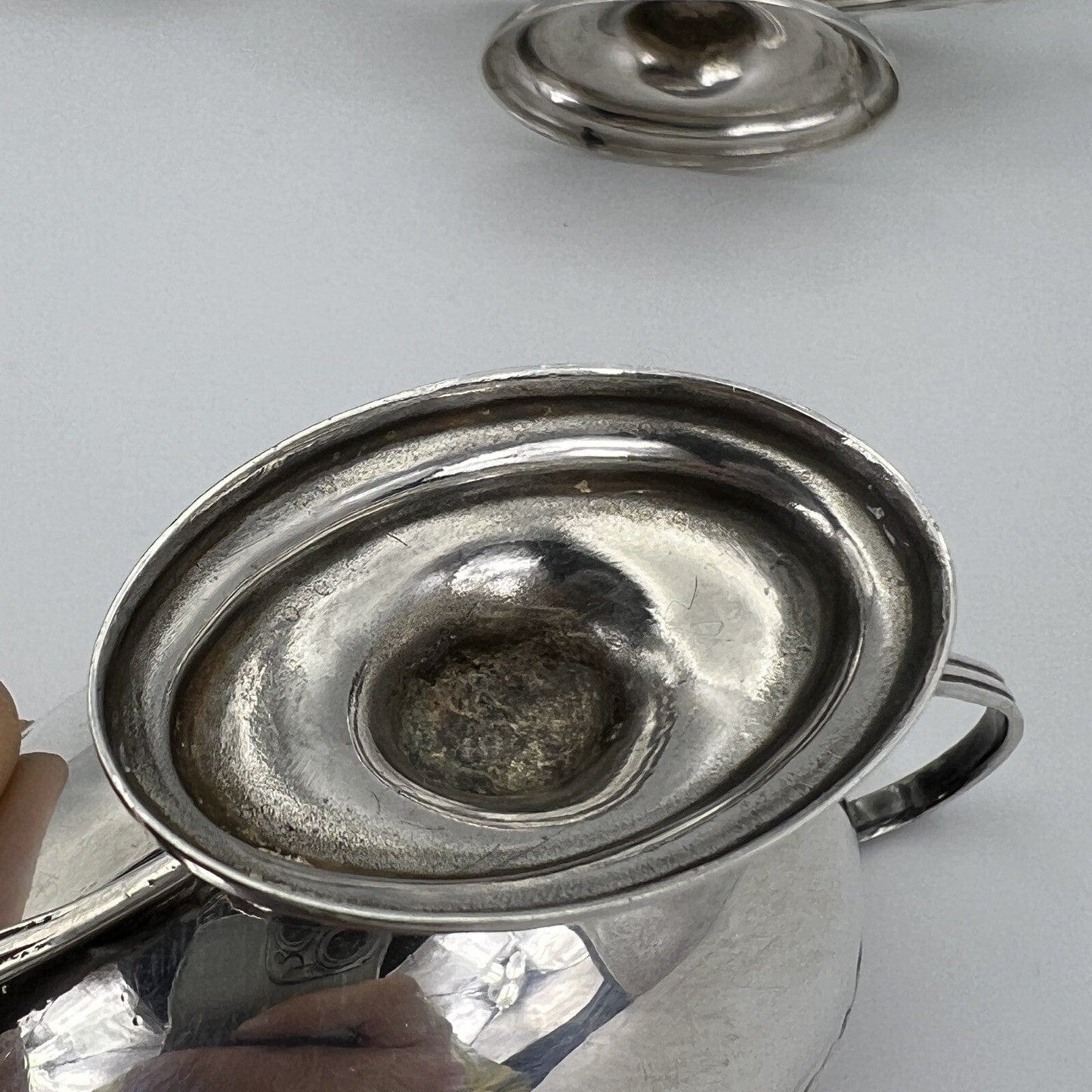 Saliera Antica in Argento Placcato set saliere singole silver Plated da tavola Categoria Sheffield & Argento