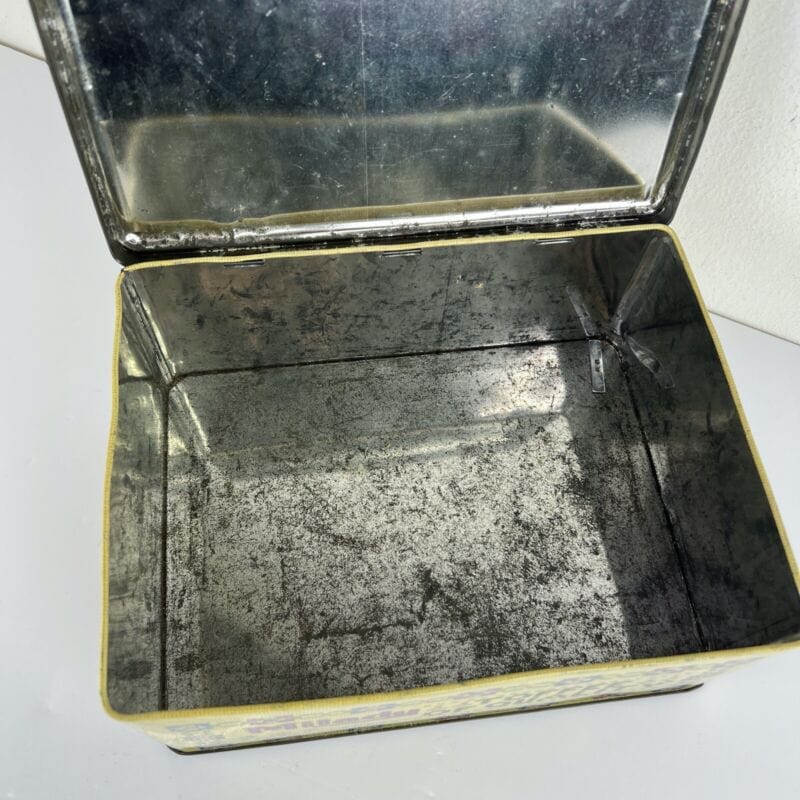 Scatola in latta vintage vecchia da collezione di caramelle Milady anni 50 Categoria Pubblicità vintage