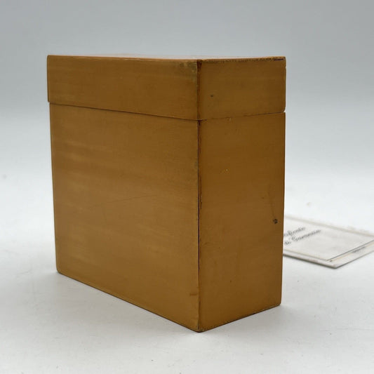 Scatola porta thè tè vintage Hunan Cinese in Legno di Bambu Orientale Dipinta Categoria  Scatole in legno