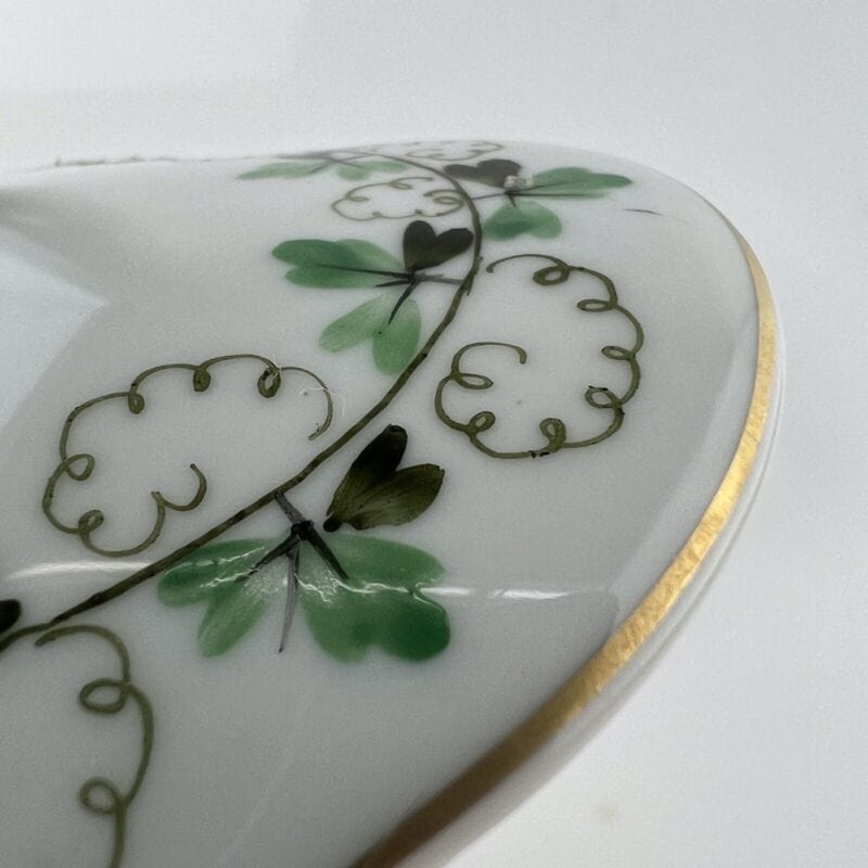 Scatola Portagioie antica in porcellana Limoges Stile Herend Persil vintage Categoria Ceramiche e Porcellane