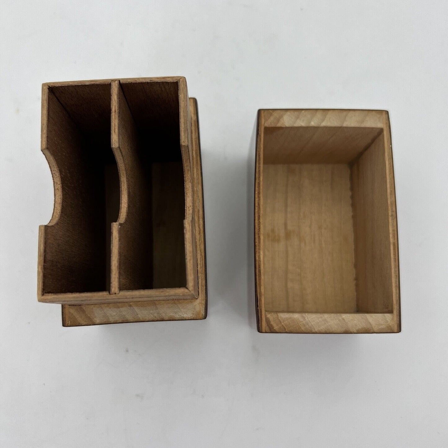 Scatola sorrentina vintage porta carte da gioco in legno scatolina intarsiata Categoria  Scatole in legno